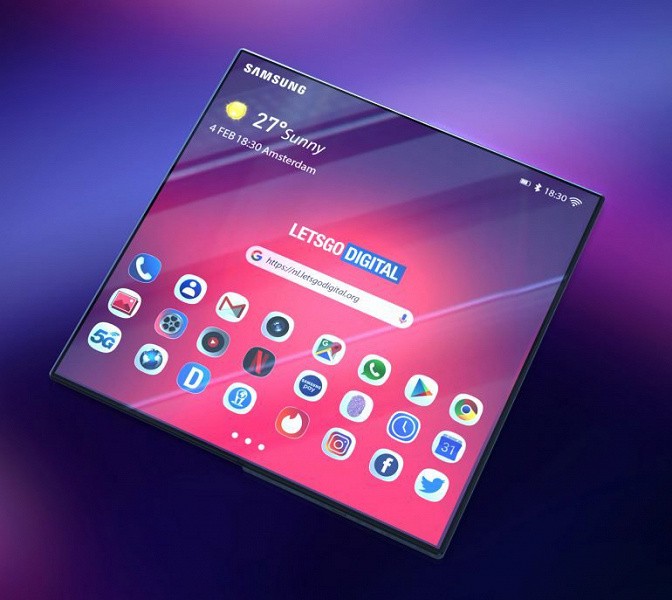 Галерея дня: складной смартфон Samsung Galaxy F на качественных изображениях
