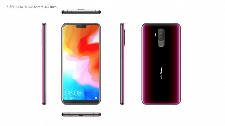 Смартфон Ulefone T2 получил SoC Helio P60, 8 ГБ ОЗУ, модуль NFC и 18-ваттную зарядку