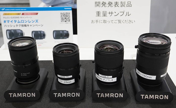Появились первые изображения объективов Tamron 35mm f/1.4 и 35-150mm для камер с креплением Sony E