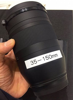 Появились первые изображения объективов Tamron 35mm f/1.4 и 35-150mm для камер с креплением Sony E
