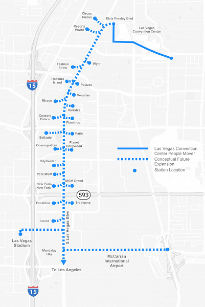 Первая сеть туннелей The Boring Company в итоге может появиться в Лас-Вегасе